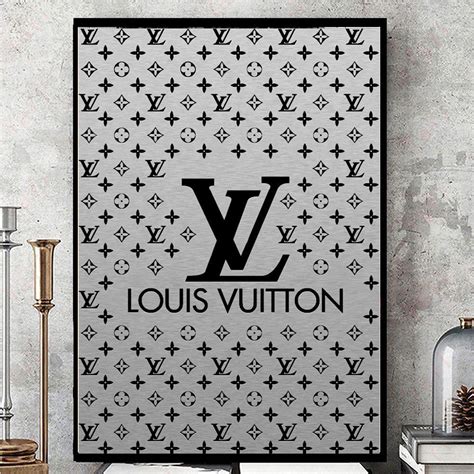 poster lv|louis vuitton logo wall art.